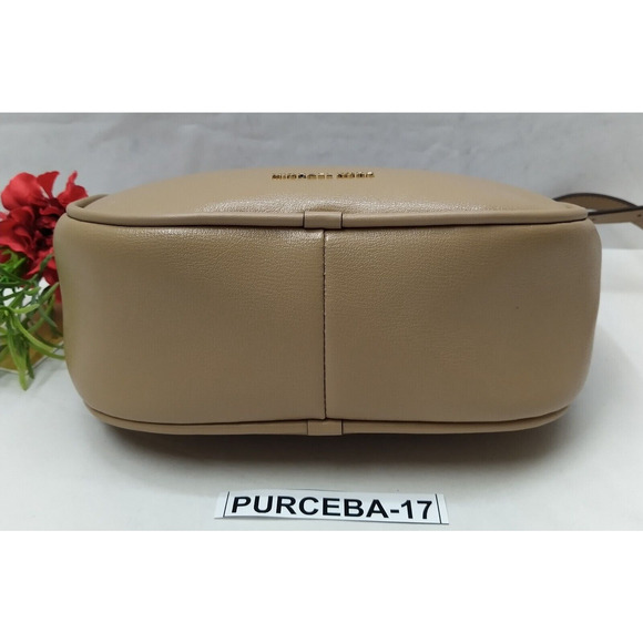 Michael Kors Cheryl Camel Tan Leather Zipper Messenger Crossbody Bag - NWT $328 - Picture 8 of 16